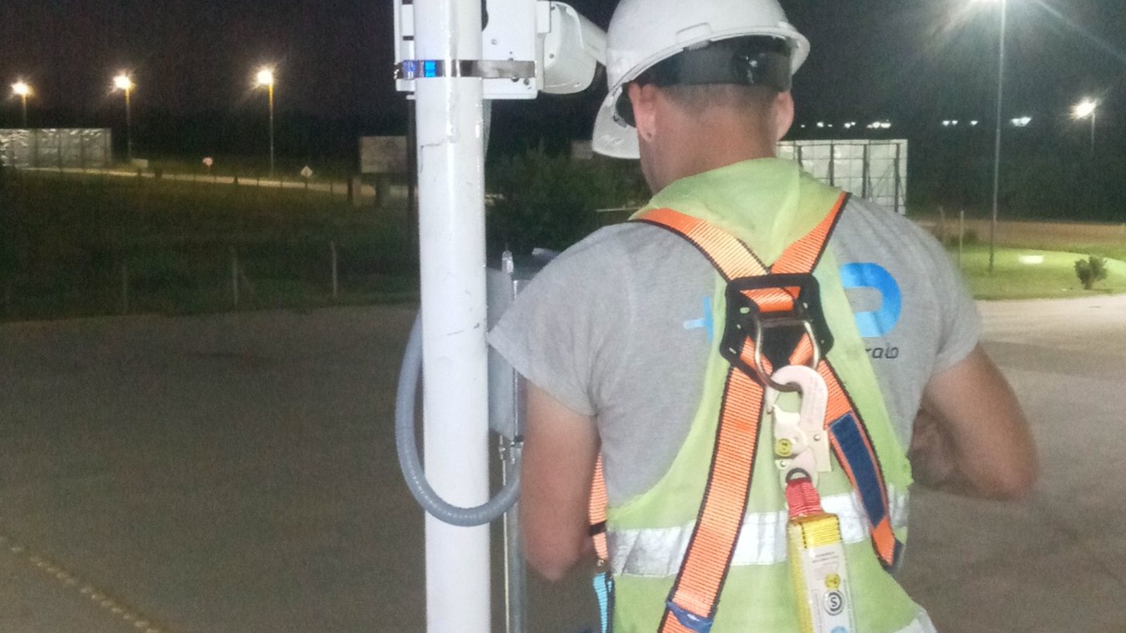 Instalación de enlace inalámbrico